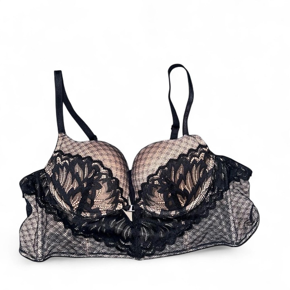 Adore Me Black Lace Push-Up Bra | 38B 🖤